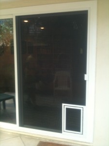 patio screen pet door