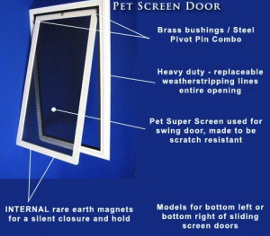 heavy duty simple dog door