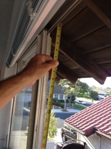 measuring a window screen