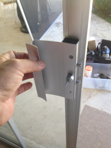new glass door handle
