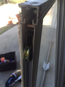 new steel glass door rollers